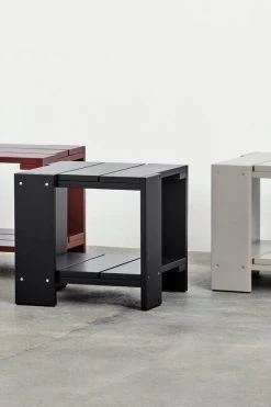 Hay Crate Beistelltisch, 49,5 X 49,5 cm, Rostrot -Urban Im Freien Crate Side Table black wb lacquer pinewood