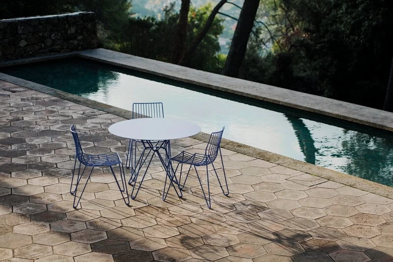 Tio Esstisch, 100 Cm, Overseas Blue 4 Tio Esstisch, 100 Cm, Overseas Blue – Bild 2