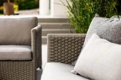 Diamond Sofa, 3-Sitzer, Taupe -Urban Im Freien Diamond lounge 2 1