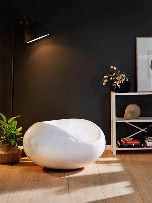 Pastil Stuhl, Weiß 5 Pastil Stuhl, Weiß – Bild 3