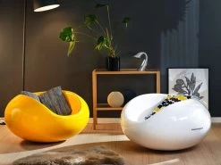 Pastil Stuhl, Gelb -Urban Im Freien Eero Aarnio Originals Pastil Yellow White 1