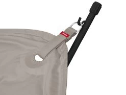 Fatboy Headdemock Superb, Grau-Taupe/Schwarz -Urban Im Freien FATBOY Headdemock SuperB sunbrella grey taupe closeup rack anthracite 02 1