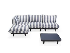 Fatboy Paletti Sessel, Gestreift, Ozeanblau -Urban Im Freien FATBOY Paletti stripe ocean blue Lounge set JPG RGB