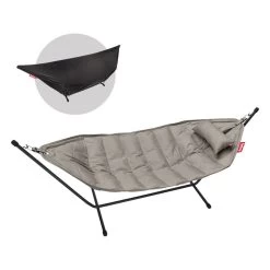 Fatboy Headdemock Superb Deluxe, Grau-Taupe/Schwarz