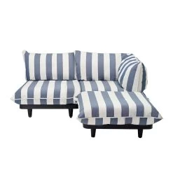 Fatboy Paletti Sofaset, 3 Module, Rechts, Ozeanblau Gestreift
