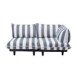 Fatboy Paletti Sofa, 2 Module, Rechts, Ozeanblau Gestreift