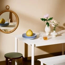 Muuto Linear Steel Bank, 110 Cm, Cremeweiß -Urban Im Freien FDS Summer4508 1200 final