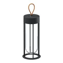 Flos In Vitro Unplugged Lampe, Schwarz
