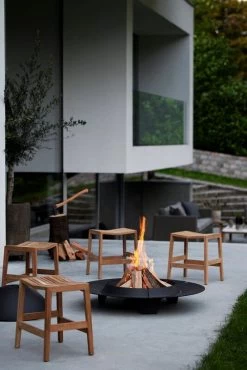 Ember Feuerschale, Groß, Schwarz -Urban Im Freien Flip stool ember fire pit