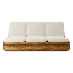 Gubi Bohemian 72 Sofa, Rattan – Diagonal Boucle 007 10 Gubi Bohemian 72 Sofa, Rattan – Diagonal Boucle 007 -Urban Im Freien Gubi 10105749 FRT Bohemian 72 Sofa Dedar Lupo Special Diagonal Boucl007