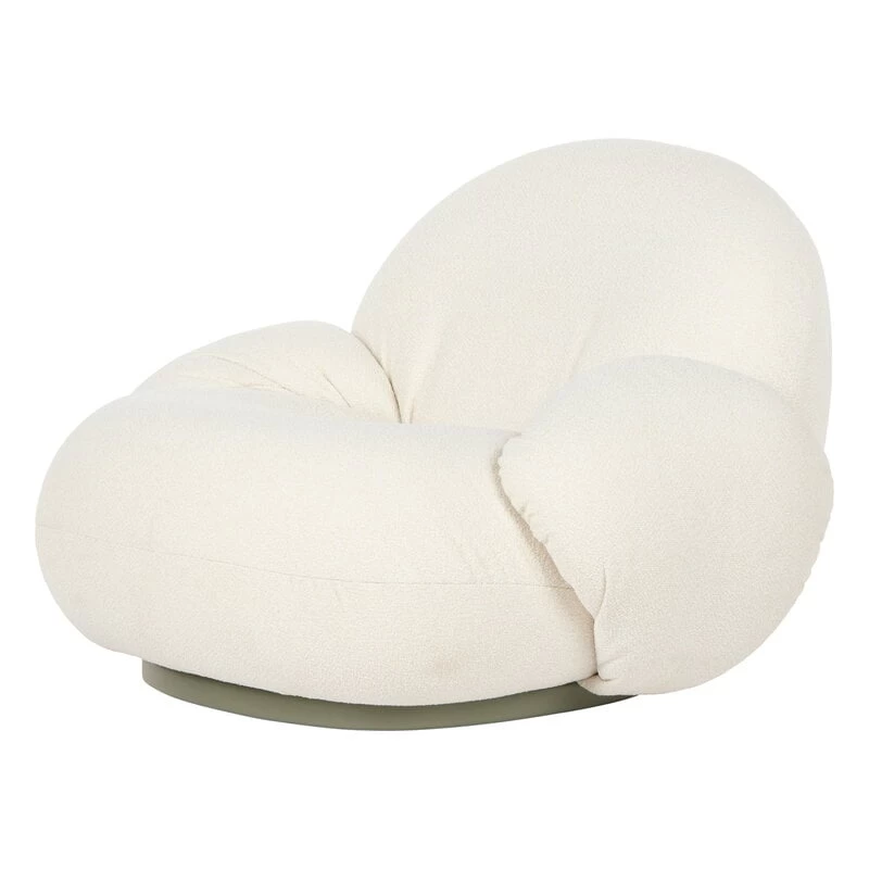 Gubi Pacha Outdoor Loungesessel Mit Armlehne, Schwenkfuß, Lorkey 40