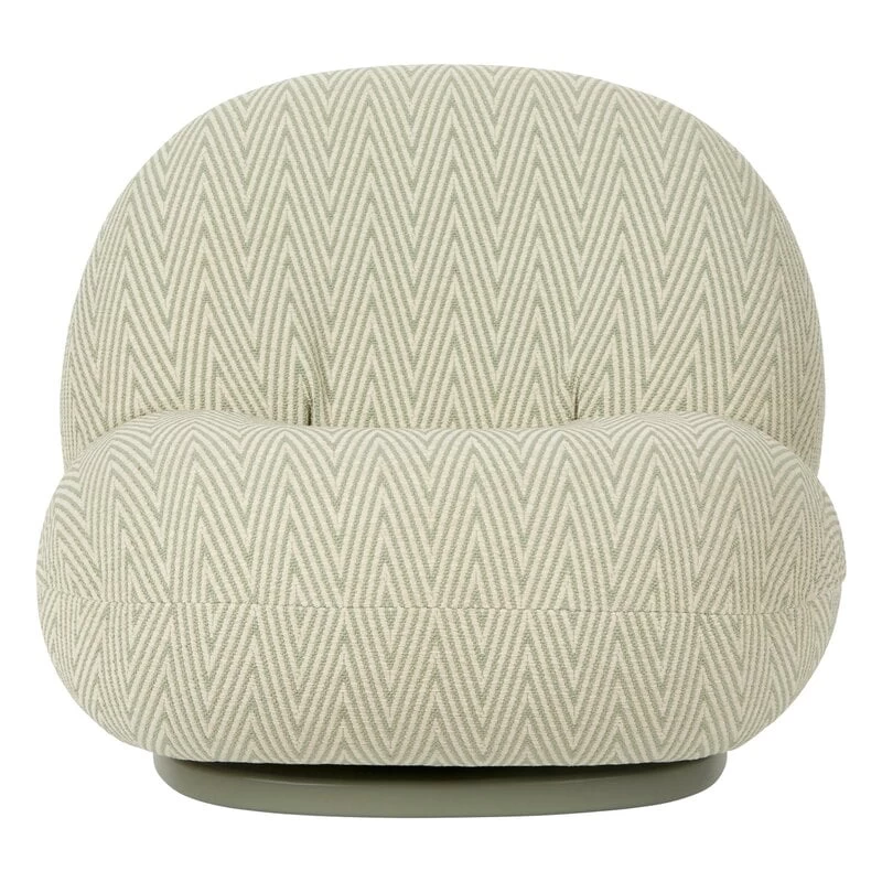 Gubi Pacha Outdoor Loungesessel, Schwenkfuß, Chevron FR 008 – Bild 5