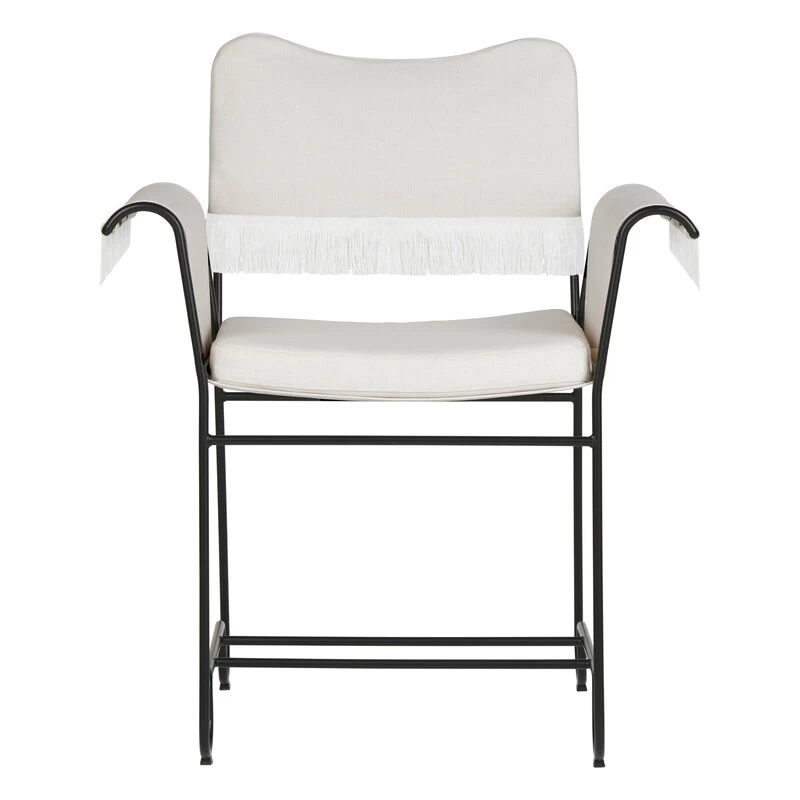 Gubi Tropique Stuhl Mit Fransen, Klassisches Schwarz - Leslie 06 – Bild 3