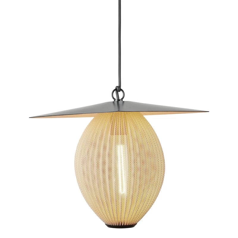 Gubi Satellite Outdoor Pendelleuchte, 22 cm, Schwarz - Cremeweiß 4 Gubi Satellite Outdoor Pendelleuchte, 22 cm, Schwarz - Cremeweiß – Bild 2