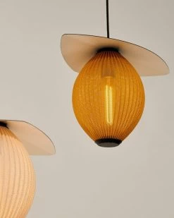 Gubi Satellite Outdoor Pendelleuchte, 22 cm, Schwarz - Senfgold -Urban Im Freien Gubi SATELITE LAMP 7 1