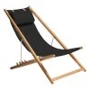 H55 Easy Chair, Teak - Black Agora -Urban Im Freien H55 T B skargaarden