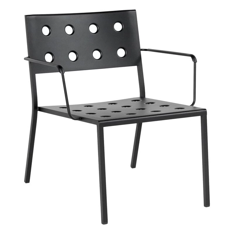 Hay Balcony Lounge-Armlehnstuhl, Anthrazit 3 Hay Balcony Lounge-Armlehnstuhl, Anthrazit