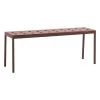 Hay Balcony Bank, 119,5 cm, Iron Red -Urban Im Freien HA9439711309000 Balcony Bench L1195xW35xH46 iron red