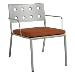 Hay Balcony Loungesessel-Sitzkissen, Chillirot -Urban Im Freien HA9451251309000 Balcony Lounge Chair and Armchair Cushion red cayenne textile Balcony Lounge Armchair desert green