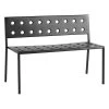 Hay Balcony Dining-Bank, 114 X 52 cm, Anthrazit 1 Hay Balcony Dining-Bank, 114 X 52 cm, Anthrazit -Urban Im Freien HAY Balcony Dining Bench L114 anthracite powder coated steel