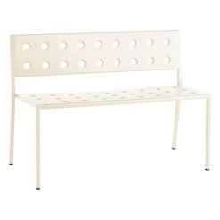 Hay Balcony Dining-Bank, 114 X 52 cm, Kreidebeige