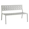 Hay Balcony Loungebank, 113,5 x 69 cm, Wüstengrün -Urban Im Freien HAY Balcony Lounge Bench 1135 desert green powder coated steel