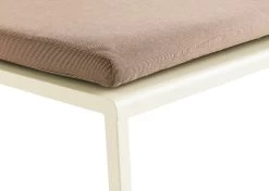 Hay Sitzkissen Für Balcony Lounge Bank, Beige Yeast 11 Hay Sitzkissen Für Balcony Lounge Bank, Beige Yeast -Urban Im Freien HAY Balcony Lounge Bench Cushion beige yeast textile Balcony Lounge Bench chalk beige powder coated steel detail 2