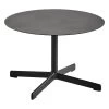 Hay Neu Low Tisch, 60 cm, Anthrazit -Urban Im Freien HAY Neu Low Round Table dia60xH40 anthracite powder coated steel