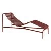 Hay Palissade Chaiselongue, Rostrot -Urban Im Freien HAY Palissade Chaise Longue iron red