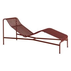 Hay Palissade Chaiselongue, Rostrot