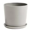Hay Botanical Family Blumentopf Mit Untersetzer, L, Hellgrau -Urban Im Freien Hay21 botanical2 l SM