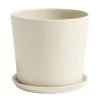 Hay Botanical Family Blumentopf Mit Untersetzer, L, Cremeweiß -Urban Im Freien Hay21 botanical3 l SM
