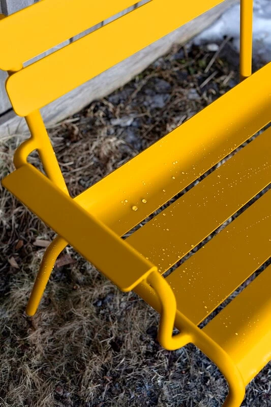 Luxembourg 2-Sitzer-Bank, Zederngrün 4 Luxembourg 2-Sitzer-Bank, Zederngrün – Bild 2