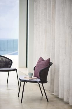 Loungesessel Lean, Schwarz -Urban Im Freien Lean lounge chair