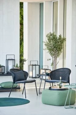 Sitzkissen Für Lean Outdoorstuhl, Grau -Urban Im Freien Lean lounge chair2C divine footstool 3