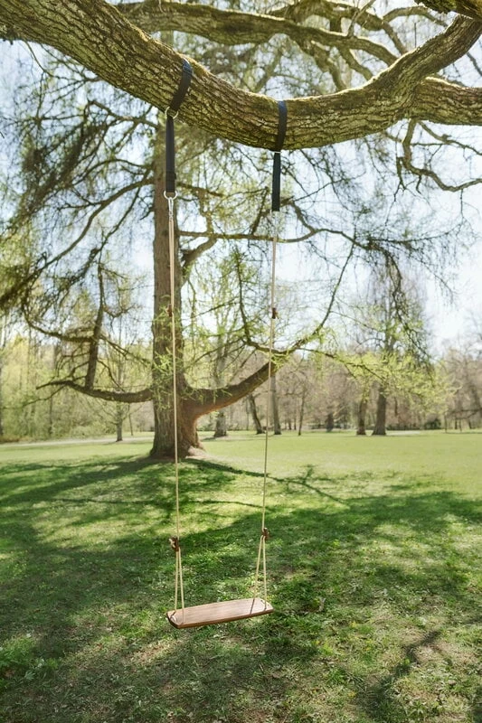 Lillagunga Grand Outdoor Schaukel, Nussbaum – Beige 5 Lillagunga Grand Outdoor Schaukel, Nussbaum – Beige – Bild 3