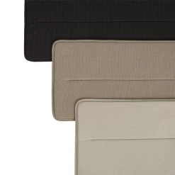 Muuto Linear Steel Sitzbankauflage, 170 Cm, Patch – Grau -Urban Im Freien Linear steel bench seat pad black grey warm beige group Muuto 5000x5000 hi res 150 4