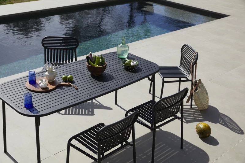 Week-end Tisch, 85 X 180 Cm, Schwarz 6 Week-end Tisch, 85 X 180 Cm, Schwarz – Bild 4