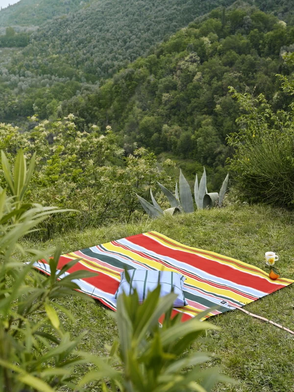 Marimekko Tiiliskivi Kissenbezug 50 X 50 cm, Hellblau - Grün 6 Marimekko Tiiliskivi Kissenbezug 50 X 50 cm, Hellblau - Grün – Bild 4