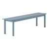 Muuto Linear Steel Bank, 170 cm, Blassblau -Urban Im Freien MU31266