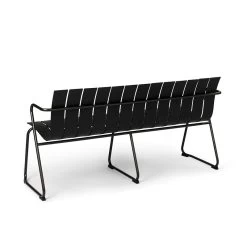 Mater Ocean Bank, Schwarz -Urban Im Freien Mater 09351 Ocean Black Bench Packshot Back