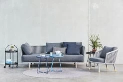 Divine Kissen, 50 X 50 X 12 Cm, Grau -Urban Im Freien Moments 3 seater sofa Y25 grey fabric 3