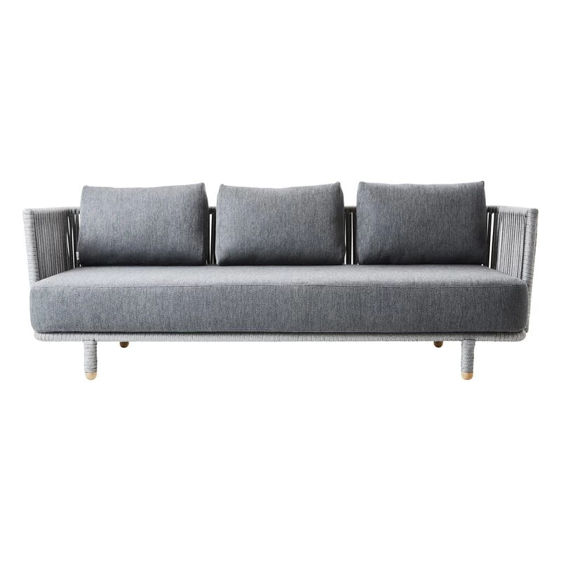 Moments 3-Sitzer-Sofa, Grau 4 Moments 3-Sitzer-Sofa, Grau – Bild 2