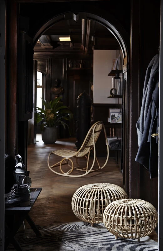 Exterior Franco Albini Hocker, Groß, Natur 8 Exterior Franco Albini Hocker, Groß, Natur – Bild 6