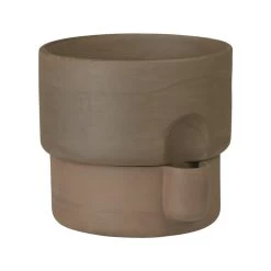 Northern Oasis Blumentopf, Klein, Dunkelbraun