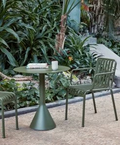 Hay Palissade Cone Tisch, 90 cm, Olivgrün -Urban Im Freien Palissade Cone Table Palissade Armchair