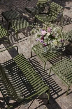 Hay Loungesofa Palissade, Olivgrün -Urban Im Freien Palissade Lounge Sofa Olive Palissade Lounge Chair low Olive Palisadde Ottoman Olive