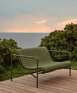 Hay Gestepptes Kissen Palissade Für Loungesofa, Oliv -Urban Im Freien Palissade Lounge Sofa olive Palissade Quiltet Cushion olive