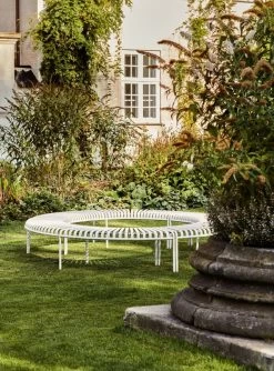 Hay Palissade Park Bank, Himmelgrau -Urban Im Freien Palissade Park Bench sky grey 1