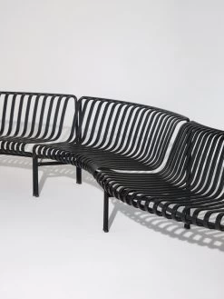 Hay Palissade Park Sitzbank, Innen/außen, 2er-Set, Anthrazit -Urban Im Freien Palissade Park Dining Bench In Out anthracite 03